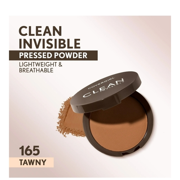 💄HP💄COVERGIRL Clean Invisible Pressed Powder, 165 Tawny - Picture 3 of 8
